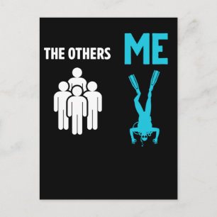 Cartão Postal Mergulho Diversão