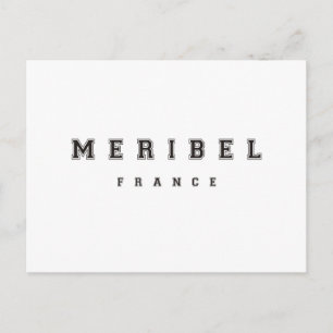 Cartão Postal Meribel França