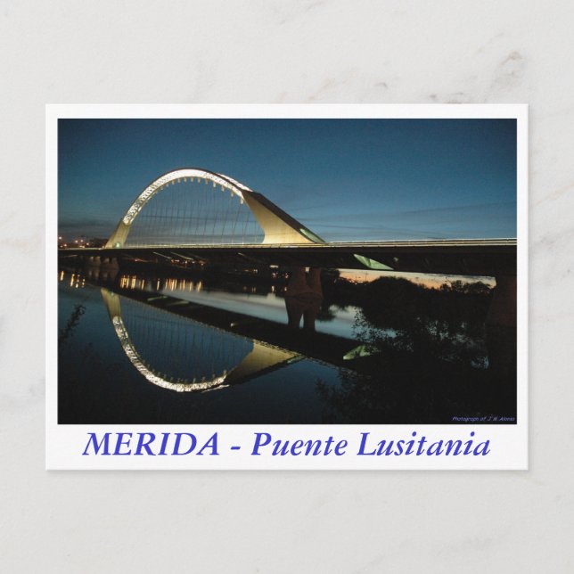 Cartão Postal MERIDA - Puente Lusitania (Frente)