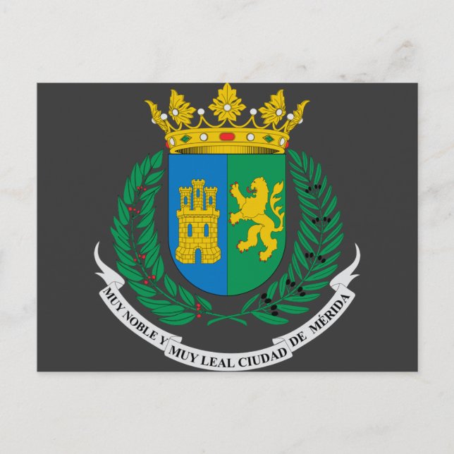 Cartão Postal Merida Yucatan, México (Frente)