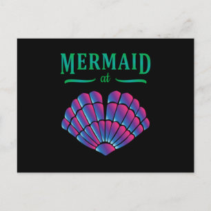 Cartão Postal Mermaid Beach Bikini Carnaval Shell BH Gift Idea