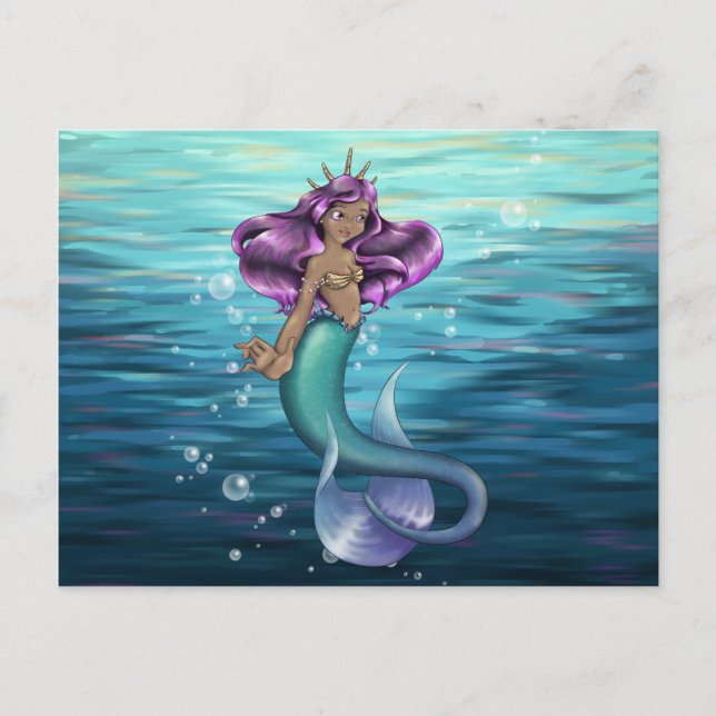 Cartão Postal Mermaid Iole (Frente)