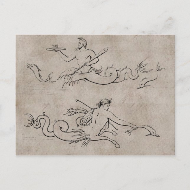 Cartão Postal Merpeople (Frente)