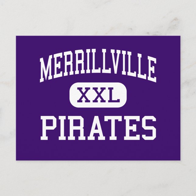 Cartão Postal Merrillville - Piratas - Alto - Merrillville (Frente)