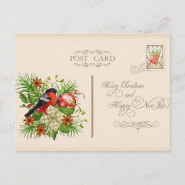 Cartão Postal Merry & Bright Minimal Christmas Post Card