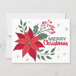 CARTÃO POSTAL MERRY CHRISTMAS