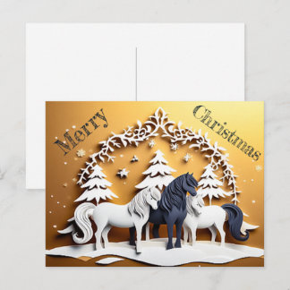 Cartão Postal Merry Christmas - 1