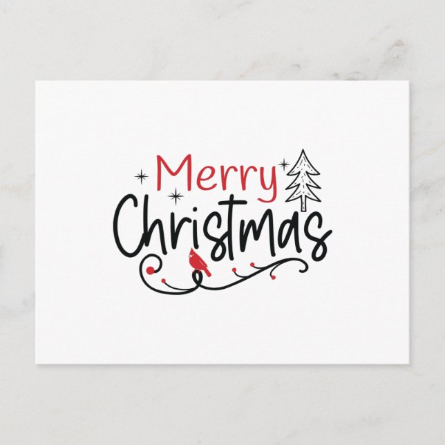 Cartão Postal Merry Christmas Magic (Frente)