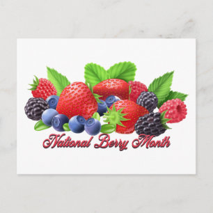 Cartão Postal Mês de Berry Nacional