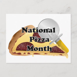 Cartão Postal Mês Nacional da Pizza