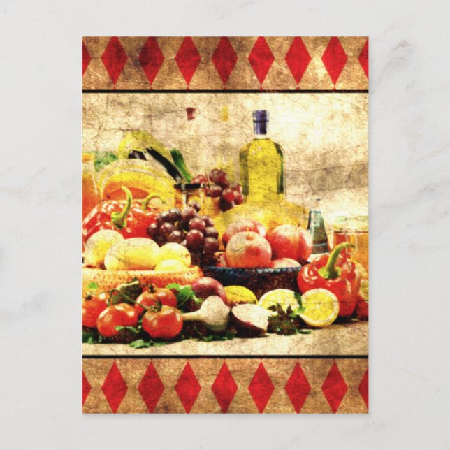 Cartão Postal Mesa Abundante (Frente)