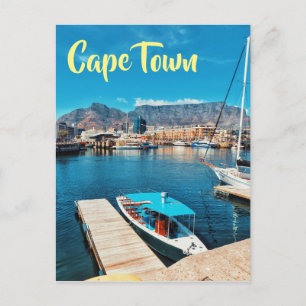 Cartão Postal Mesa da Cidade do Cabo Montanha do Porto Waterfont