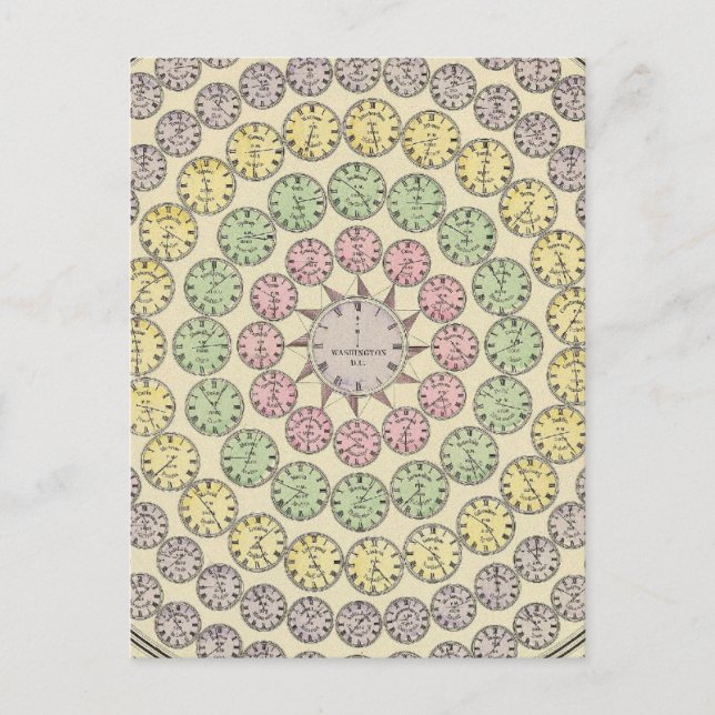 Cartão Postal Mesa de tempo (Frente)