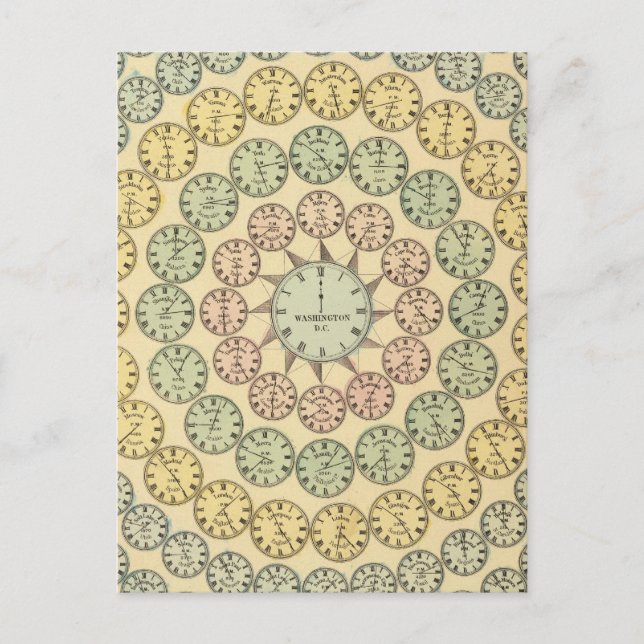 Cartão Postal Mesa de tempo (Frente)