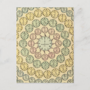 Cartão Postal Mesa de tempo