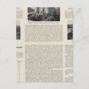 Cartão Postal Mesa Grove Ranch, Califórnia