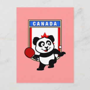Cartão Postal Mesa Tênis do Canadá