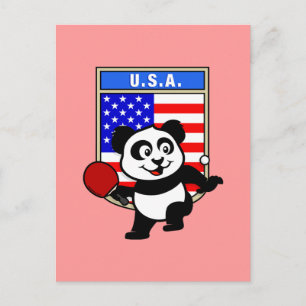 Cartão Postal MESA Tênis Panda dos EUA
