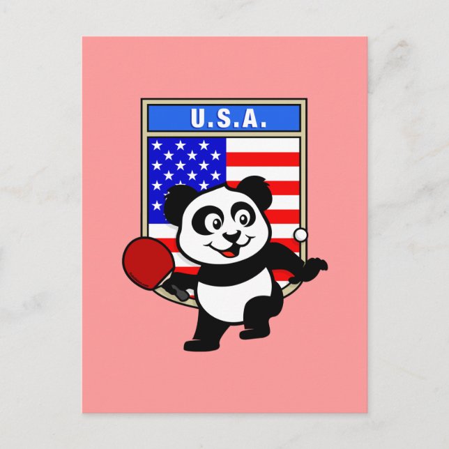 Cartão Postal MESA Tênis Panda dos EUA (Frente)