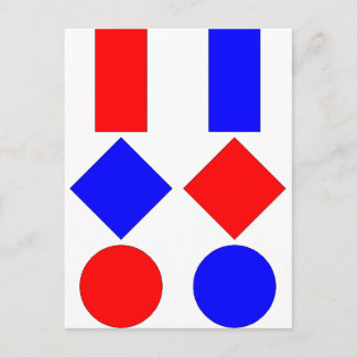 Cartão Postal mesas de cartas