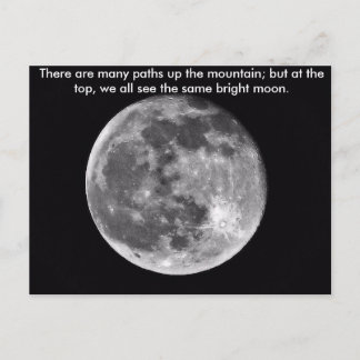 Cartão Postal Mesma Lua Brilhante