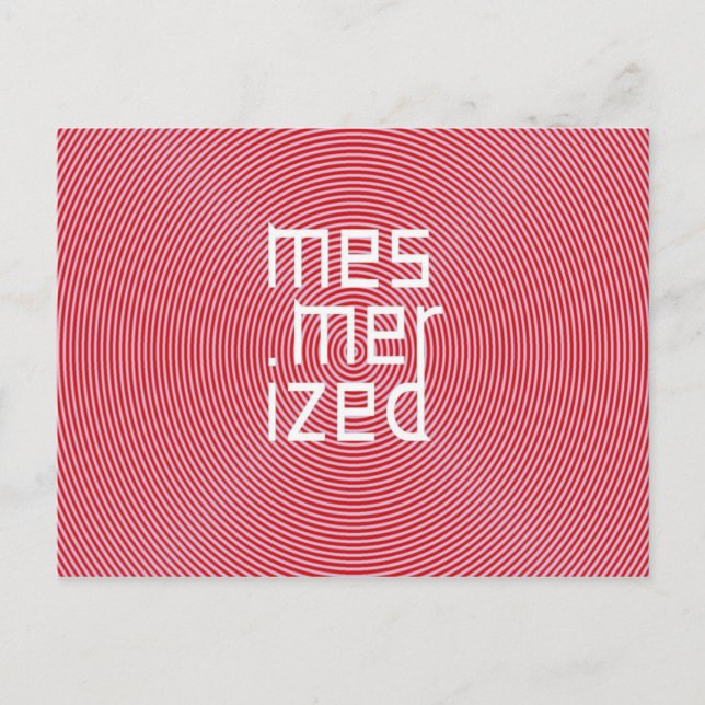 Cartão Postal Mesmerizado (Frente)