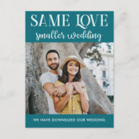 Mesmo amor, casamento menor, foto simples