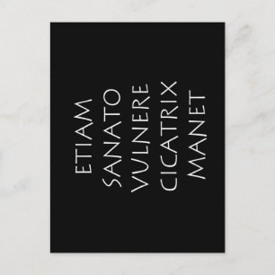 Cartão Postal Mesmo com a ferida curada, a cicatriz permanece