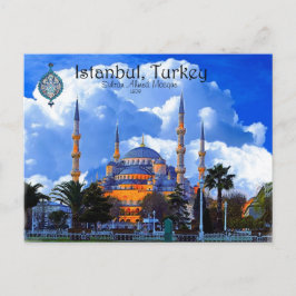 Cartão Postal Mesquita Azul - Istambul