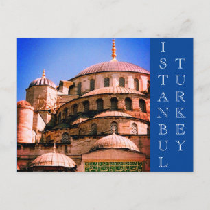 Cartão Postal mesquita azul istanbul