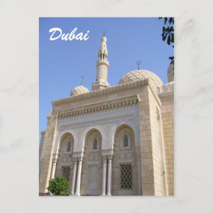 Cartão Postal mesquita dubai