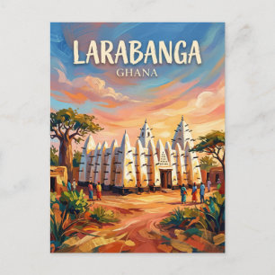 Cartão Postal Mesquita Larabanga Gana