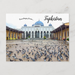 Cartão Postal Mesquita Masjidi Jami em Khujand Tajiquistão