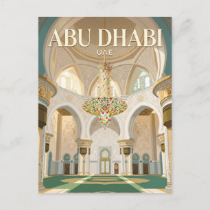 Cartão Postal Mesquita Sheikh Zayed UAE