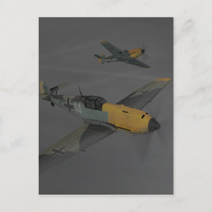 Cartão Postal Messerschmitt ME109