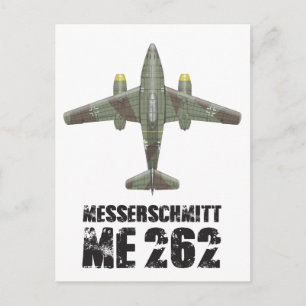 CARTÃO POSTAL MESSERSCHMITT ME262 SCHWALBE