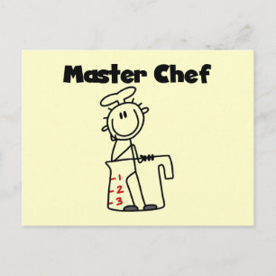Cartão Postal Mestre Chef