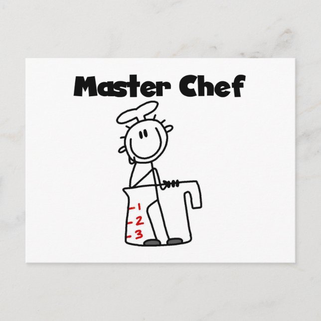Cartão Postal Mestre Chef (Frente)