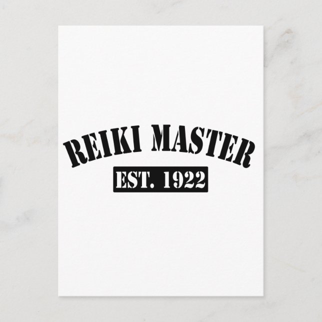 Cartão Postal Mestre de Reiki (Frente)