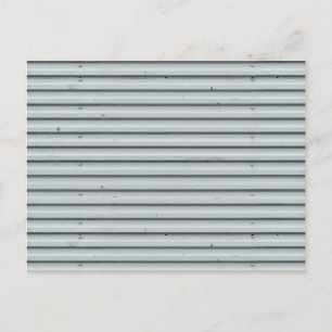 Cartão Postal Metal Corrugado