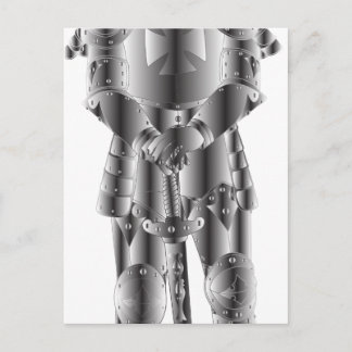 Cartão Postal Metal Knight