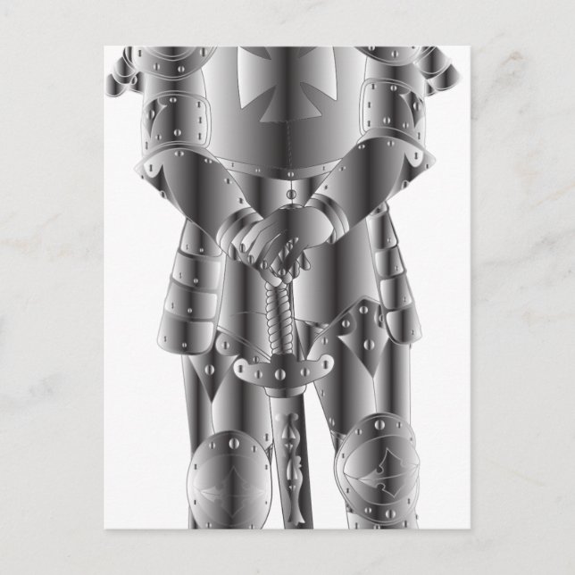 Cartão Postal Metal Knight (Frente)