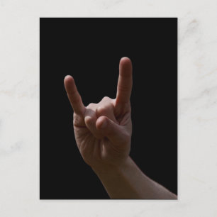 Cartão Postal metal pesado