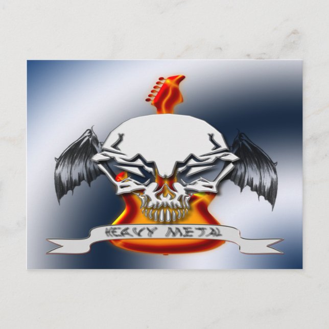 Cartão Postal Metal pesado (Frente)
