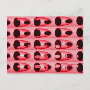 Cartão Postal metal rosa