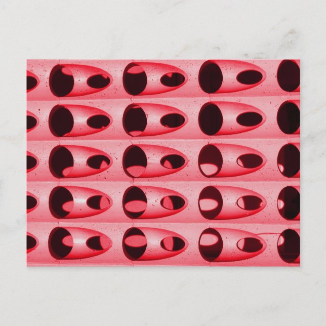 Cartão Postal metal rosa (Frente)