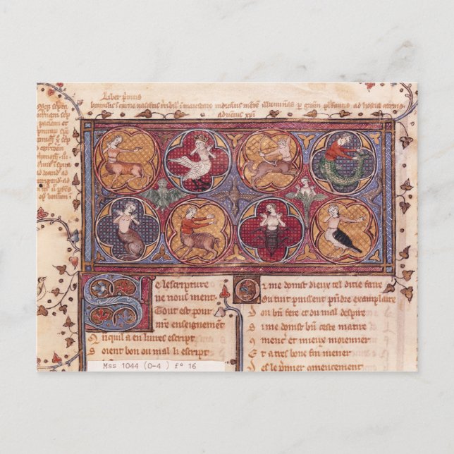 Cartão Postal Metamorfoses, de Ovid Moralize (Frente)