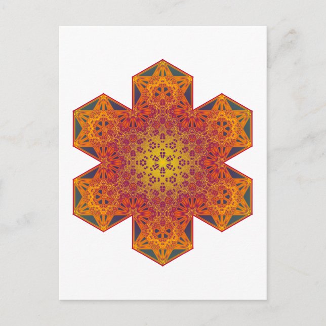 Cartão Postal metatron (Frente)