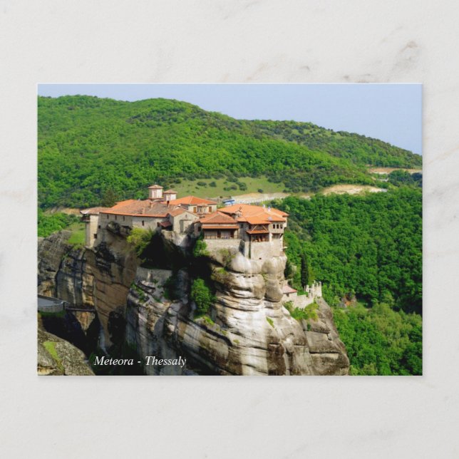 Cartão Postal Meteora - Tessália (Frente)