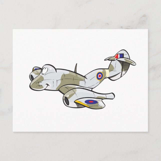 Cartão Postal meteoro gloster (Frente)